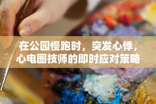 在公园慢跑时，突发心悸，心电图技师的即时应对策略