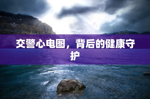 交警心电图，背后的健康守护