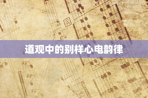 道观中的别样心电韵律