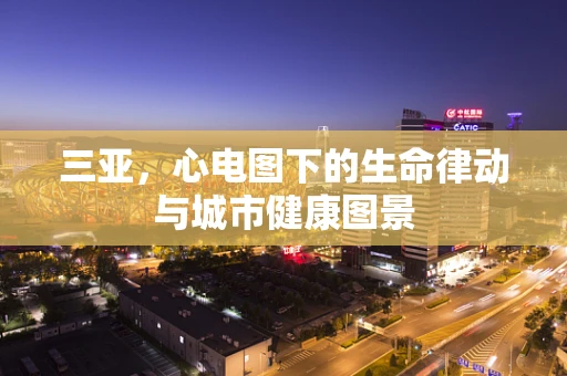 三亚，心电图下的生命律动与城市健康图景