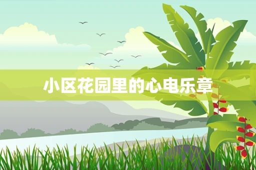 小区花园里的心电乐章