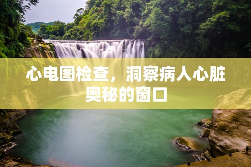 心电图检查，洞察病人心脏奥秘的窗口