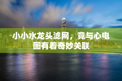 小小水龙头滤网，竟与心电图有着奇妙关联