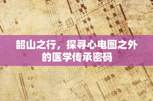 韶山之行，探寻心电图之外的医学传承密码