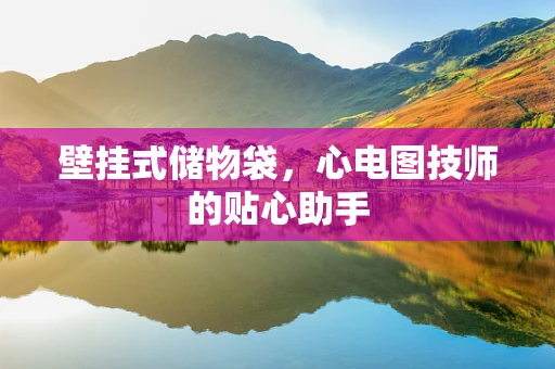 壁挂式储物袋，心电图技师的贴心助手