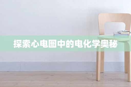 探索心电图中的电化学奥秘