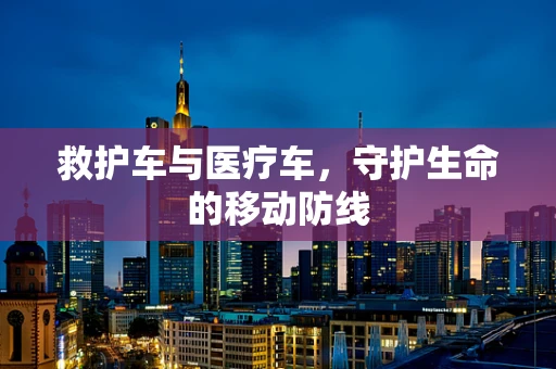 救护车与医疗车，守护生命的移动防线