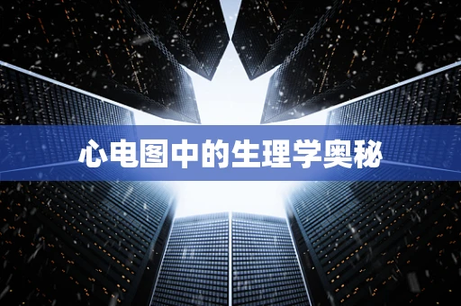 心电图中的生理学奥秘