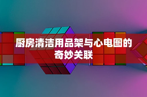 厨房清洁用品架与心电图的奇妙关联
